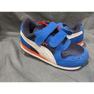 Puma Toddlers Cabana Racer Suede Sneakers Blue Size 7 NEW IN BOX!